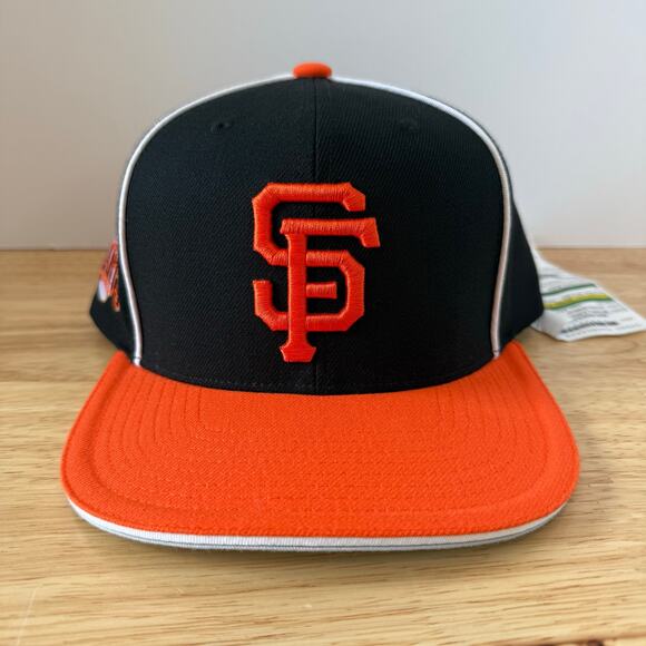 New SAMPLE San Francisco Giants Mitchell & Ness MLB Snapback Hat NWT OS - Picture 1 of 11